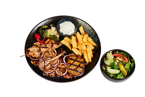 83. Gemengde vlees schotel met lam